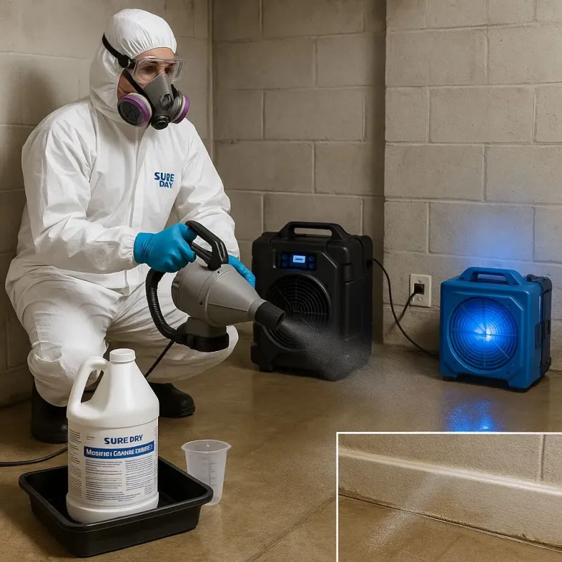 Sanitization and Odor Removal process in Melody Hill, IN